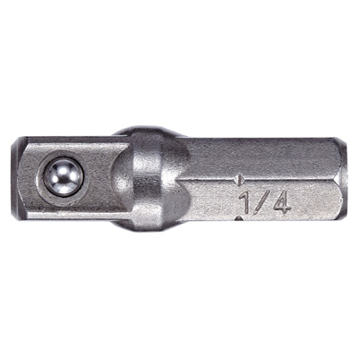 1/4 x 1/4 Hex Insert Adpater x 1" Ball