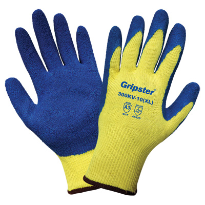 Gripster Cut Resistant Gloves Made with Aramid Fiber and a Rubber Coated Palm 10(XL)