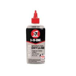 3-IN-ONE 120022 Dry Lubricant Drip Oil, 4 oz Bottle, Liquid Form, Light Amber, 0.62 to 0.7