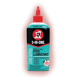 3-IN-ONE 120039 100% Multi-Purpose Lubricant Drip Oil, 4 oz Bottle, Liquid Form, Light Amber, 0.8