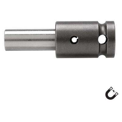 1/4 x 1/2 Square Drive Bit Holder w/ C-Ring x 1-3/4"