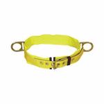 3M DBI-SALA Fall Protection 1000023 Delta, Waist Belt With (2) Zinc Plated Steel Side D-Rings and 3 in Nylon Web Hip Pad, Tongue Buckle, Polyester Webbing, Stainless Steel Grommet Buckle Hardware