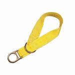 3M DBI-SALA Fall Protection 1002004 Pass-Thru Web Tie-Off Adaptor, 4 ft L x 1-3/4 in W, Polyester/Steel, Yellow