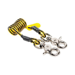 3M DBI-SALA Fall Protection 1500067 Trigger2Trigger Coil Tether, 5 lb Capacity, Vinyl