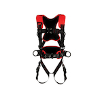 3M Protecta Fall Protection 1161220 Positioning/Climbing Harness, S, 420 lb Load, Polyester Strap, Quick-Connect Leg Strap Buckle, Quick-Connect Chest Strap Buckle, Steel Hardware, Black