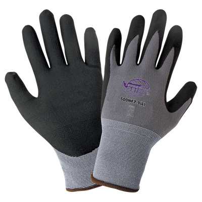 Tsunami Grip Lightweight Seamless New Foam Technology Palm Coated Retail Ready Gloves 10(XL)