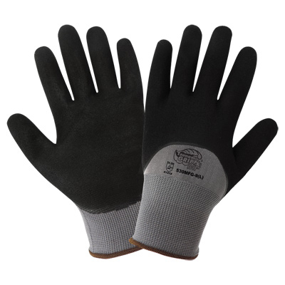 Tsunami Grip Double-Dipped Mach Finish Nitrile Coated Anti-Static/Electrostatic Compliant Gloves 10(XL)