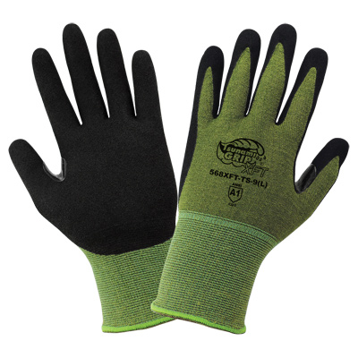 Tsunami Grip XFT Touch Screen Compatible Xtreme Foam Technology Coated Bamboo Gloves 10(XL)