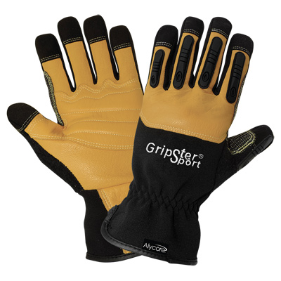 Gripster Sport Premium Grain Goatskin Cut and Hypodermic Needle Resistant Gloves 10(XL)