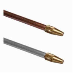 Accu-Lube 79101 Loc-Line Nozzle, 12 in Nozzle, Copper