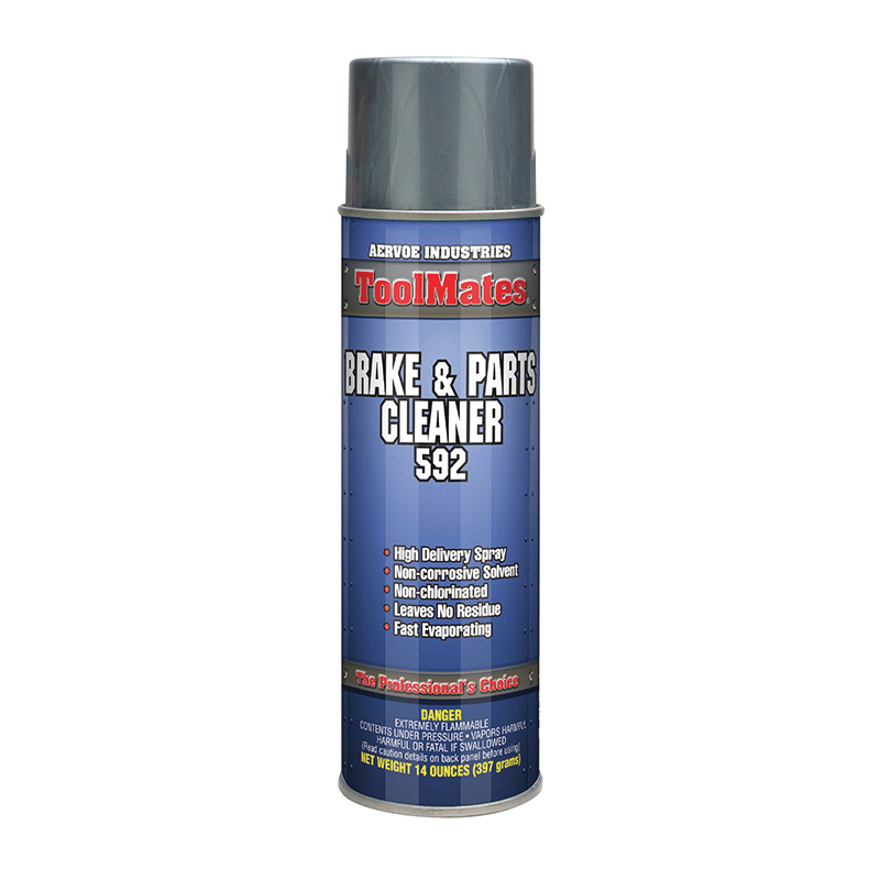 Aervoe 592 Brake and Parts Cleaner, 20 oz Aerosol Can, Clear Glass, Ketone