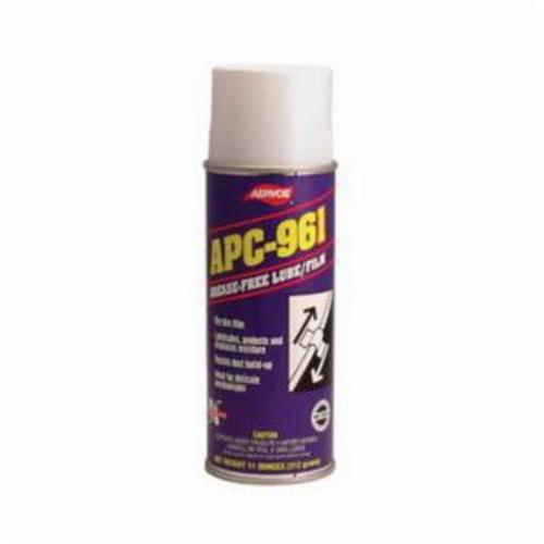 Aervoe 961 Grease-Free Lubricant/Film, 16 oz Aerosol Can, Clear Light Amber, 0.87