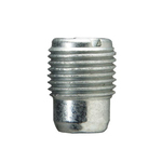 Alemite 1452 Slotted Flush Fitting, 1/8 in NPT Thread, 17/32 in OAL, Steel, Trivalent Zinc Plated