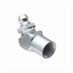 Alemite 1620-B 45 deg Thread Forming Grease Fitting Zerk, 1/8 in FNPT Thread, 1-1/8 in OAL, 13/32 in L Shank, Steel, Trivalent Zinc Plated