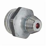 Alemite 1644-B Straight Thread Forming Grease Fitting Zerk, 1/8 in PTF SAE Special Extra Short Thread, 9/16 in OAL, 15/64 in L Shank, Steel, Trivalent Zinc Plated
