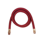 Alemite 317811-7 Low Pressure Air/Water Hose, 1/2 in Nominal, Male NPTF End Style, 7 ft L, 300 psi Working