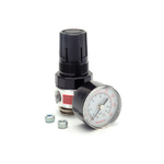 Alemite 7624-A Mini Compressed Air Regulator, 1/4 in FNPT, 300 psi Pressure