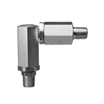 Alemite B52751 90 deg High Pressure Swivel, For Use With Grease Hose Reels, 1/4 in NPTF x 1/2-27, 10000 psi