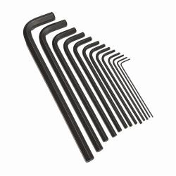 Allen 56648G Key Set, 8 Pieces, T8 to T40 Torx, Foldable Handle, Alloy Steel, Black Oxide
