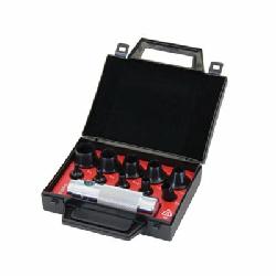 Allpax AX1300 Standard Punch Kit, Hollow Style, 1/8 to 3/4 in Punch, 10 Punches, 11 Pieces