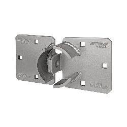 American Lock A800 Hidden Shackle Padlock Hasp, 9-1/16 in L, Steel