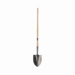 Ames Eagle 1554300 E473 Heavy Duty Round Point Shovel, Steel Blade, 46 in Handle Length, Hardwood Handle