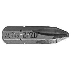 Apex 440-2-PZDX Insert Bit, #2 POZIDRIV Point, 1 in OAL