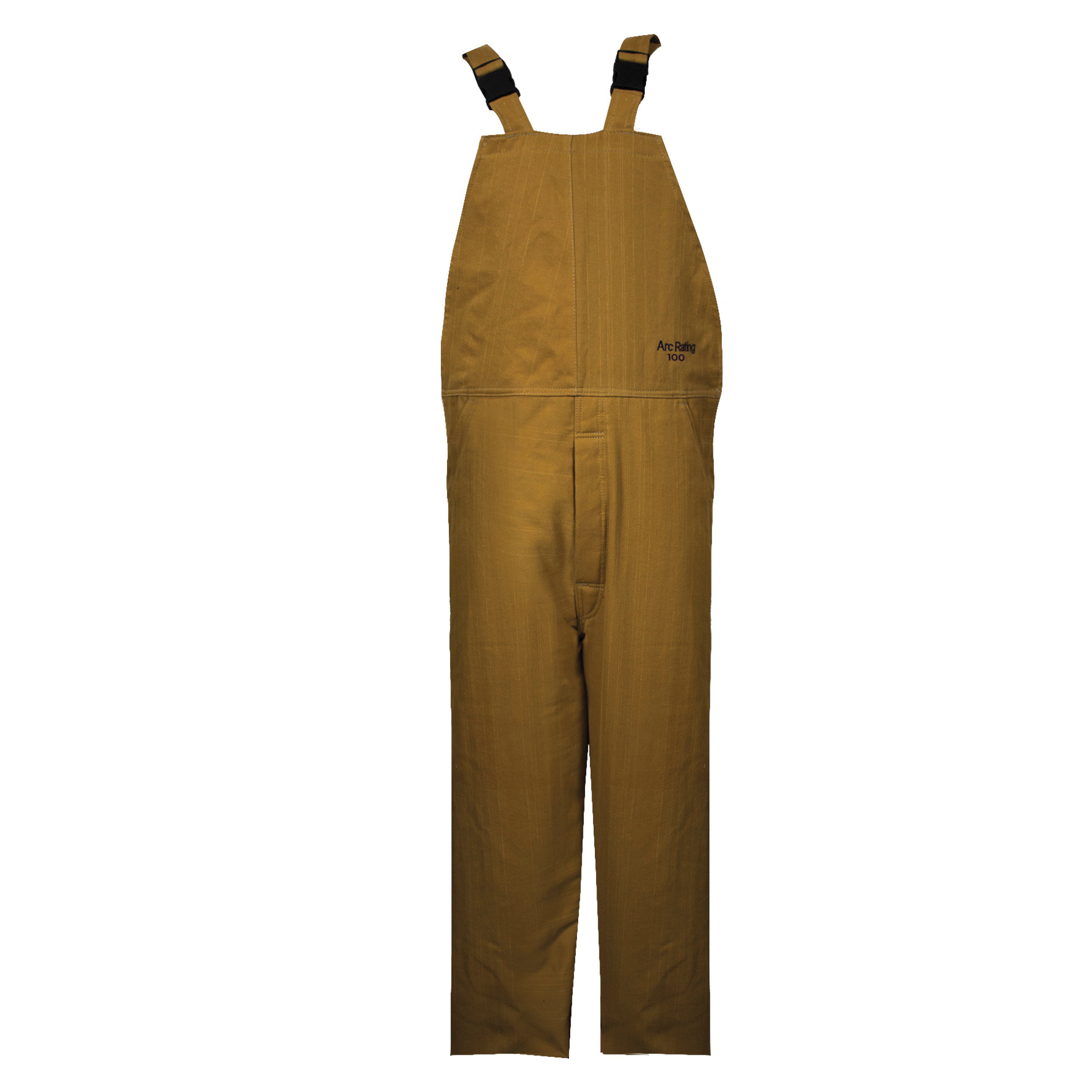 ArcGuard C45KDQE2X32 Bib Overall, 2XL, Caramel, DuPont Nomex/Kevlar, 44 to 48 in Chest, 32 in L Inseam