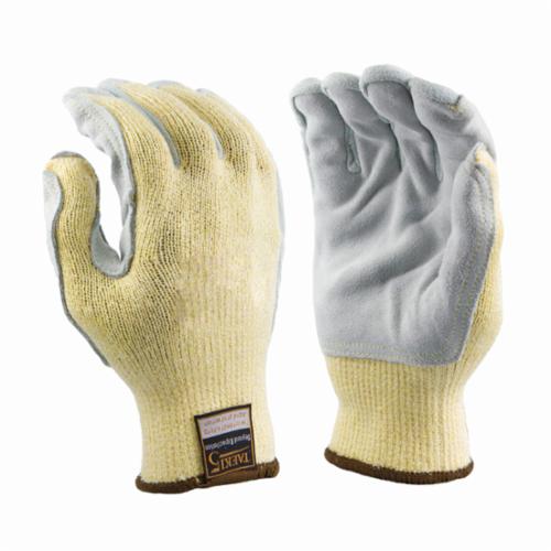 Armor Guys 01-020-L Ultimate Unisex Cut Resistant Gloves, L, Sewn-On Leather Coating, Leather/Taeki 5, Continuous Knit Wrist Cuff, Resists: Abrasion, Cut, Heat, Puncture, Tear and UV, ANSI Cut-Resistance Level: A4, Right Hand