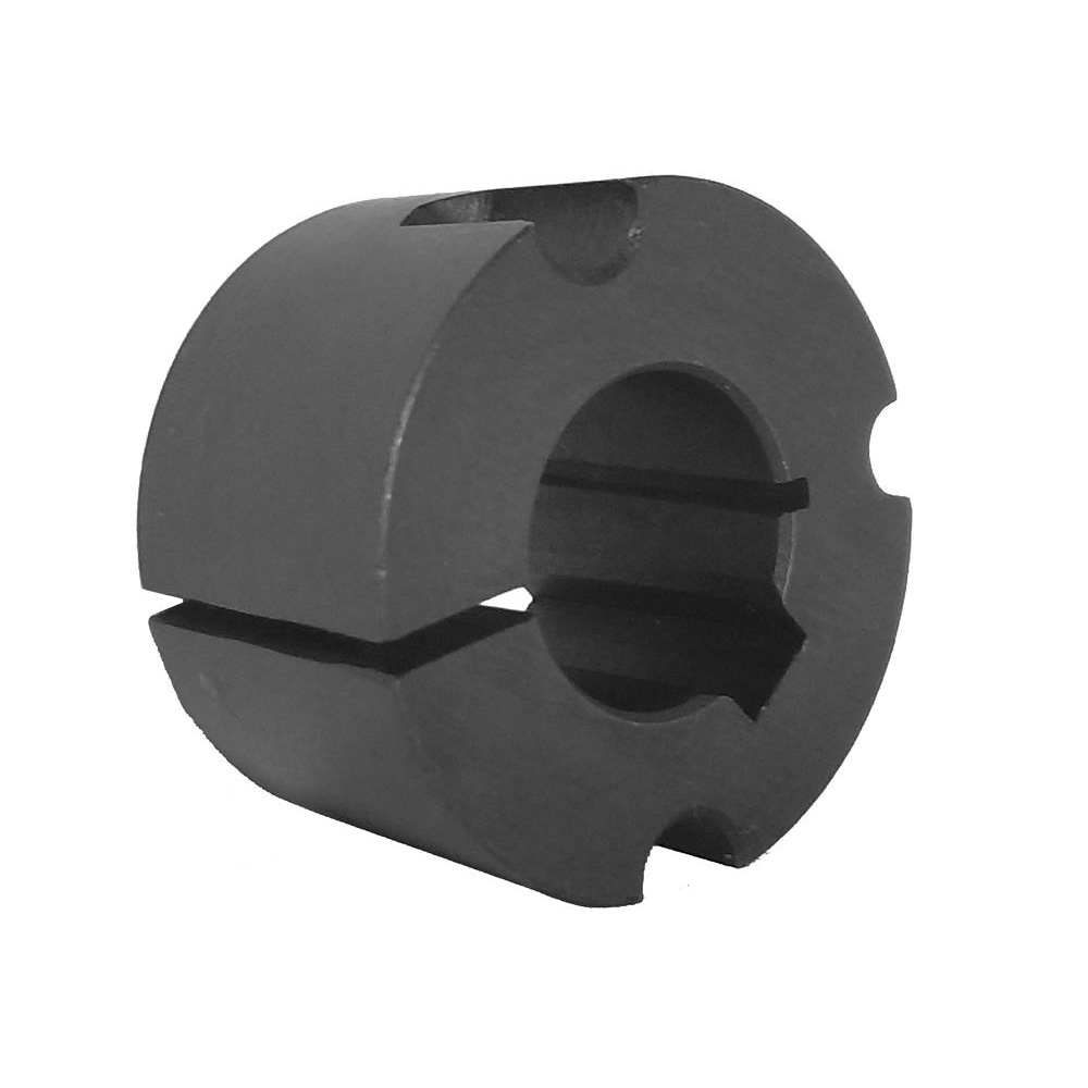 B&B Manufacturing 1108X18MM Finished Bore Taper Lock Bushing, 18 mm Dia Bore, 1-1/2 in Dia Barrel, 7/8 in OAL, Cast Iron