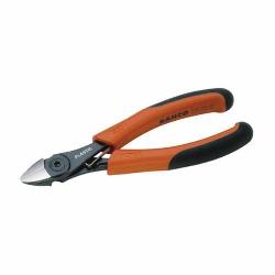 Bahco 2101PG-160 Heavy Duty Side Cutting Plier, 1.5 mm Copper/3 mm PA (Nylon), 18 mm H x 21.5 mm W x 10 mm THK Alloy Steel Jaw, 160 mm OAL, Flush Cut