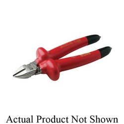 Bahco 2171V-160 Side Cutting Plier, 2.7 mm Copper, 2.5 mm Iron, 1.6 mm Piano Wire, 0.5 to 1.6 mm THK Max Wire, 20 mm H x 25 mm W x 12 mm THK Alloy Steel Jaw, 160 mm OAL