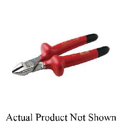 Bahco 2191V-200 Heavy Duty Side Cutting Plier, 4 mm Copper, 3 mm Iron, 2.5 mm Piano Wire, 21 mm H x 26 mm W x 12 mm THK Alloy Steel Jaw, 200 mm OAL