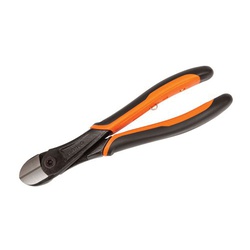 Bahco 21HDG-140 Ergo Heavy Duty Side Cutting Plier, 2.2 mm Iron, 2.2 mm Piano Wire, 15.9 mm L x 21 mm W x 8 mm THK Alloy Steel Jaw, 140 mm OAL