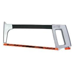 Bahco 225-PLUS Professional Hacksaw Frame With Blade Storage, 12 in L Bi-Metal Blade, 55 deg
