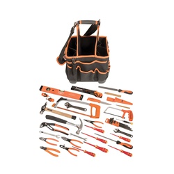 Bahco 4750FB3-12TS4 Electrician's Kit, Bag Tool Storage, 35 Pieces