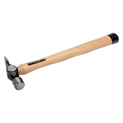 Bahco 480-12 Warrington Pein Hammer, Cross Pein, 310 mm OAL, 340 g Head, Hickory Wood Handle