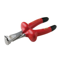 Bahco 527V-160 VDE Insulated End Cutting Plier, 160 mm OAL, Alloy Steel Jaw