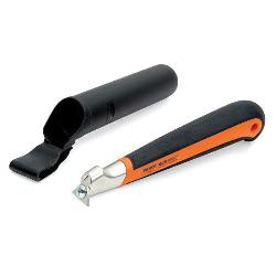 Bahco 625 Heavy Duty Premium Hand Scraper With Plastic Holder, Carbide Triple Edge Blade, 11 in L Blade, 1 in W Blade, Plastic Handle