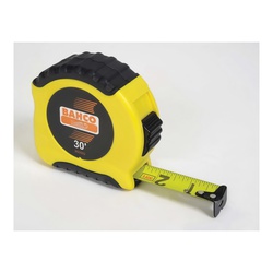 Bahco 850002 Construction Grade Measuring Tape, 30 ft L x 1 in W Blade