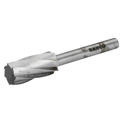 Bahco HSSG-A0616M Rotary Burr, Cylindrical A-Shape Head, 6 mm Dia Head, 16 mm L of Cut, Medium Cut