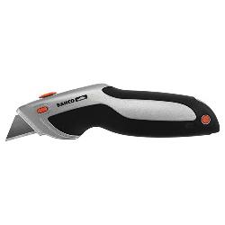Bahco KERU-01 Utility Knife, 19 mm W Retractable Blade, 2 Blades Included, 161 mm OAL