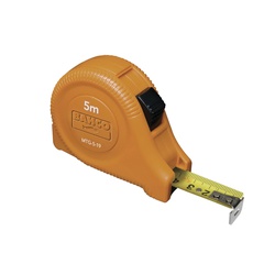 Bahco MTG-3-16-E Construction Grade Short Measuring Tape, 3 m L x 16 mm W Blade, Imperial/Metric Measuring System