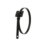 Band-It AE1138 Cable Tie, 12 in L x 1/4 in W x 0.04 in THK, 316 Stainless Steel