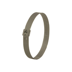 Band-It AS6259 Tie-Lok Smooth ID Cable Tie, 29 in L x 3/8 in W x 0.02 in THK, 304 Stainless Steel