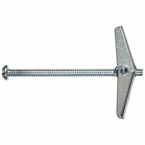 BBI 893112 Toggle Bolt With Wing Nut, 4 in OAL, Steel, Truss Head