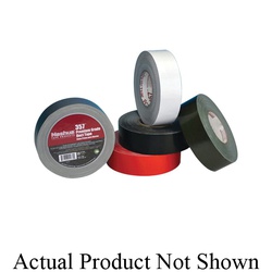 Nashua 1086144 357 Premium Grade Duct Tape, 55 m L x 72 mm W, 13 mil THK, Rubber Adhesive, Polyethylene Coated Cloth Backing, Silver