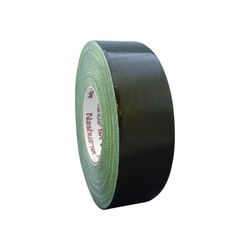 Nashua 1086160 357 Premium Grade Duct Tape, 54.9 m L x 48 mm W, 13 mil THK, Natural Rubber Adhesive, Polyethylene Coated Cloth Backing, Black