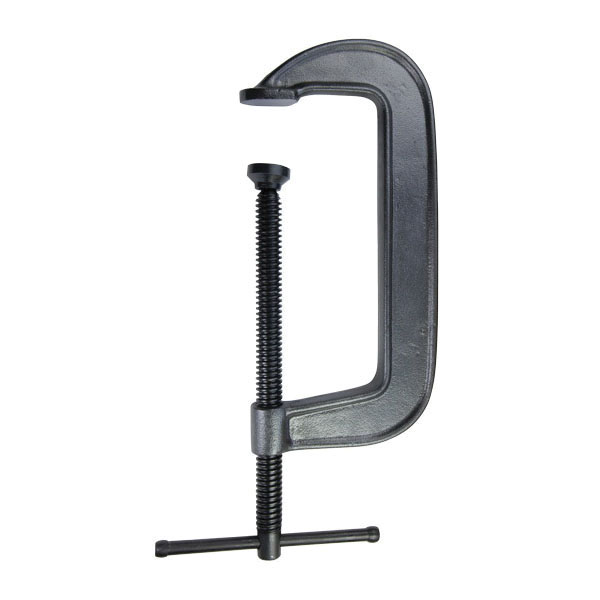 Bessey 540-10 Medium Duty C-Clamp, 1-1/4 in W Jaw, 3-5/8 in D Throat, 0 to 10 in Clamping