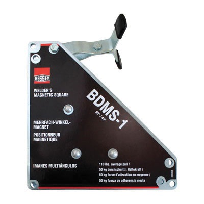 Bessey BDMS-1 Big Daddy Heavy Duty Multi-Purpose Magnetic Square, 8 in W x 8 in H, Ferrite